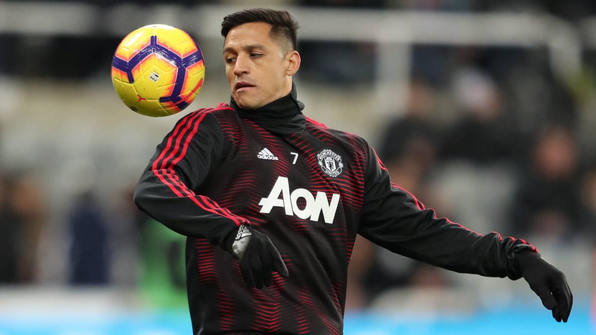 Alexis Sánchez, jugador chileno del Manchester United.