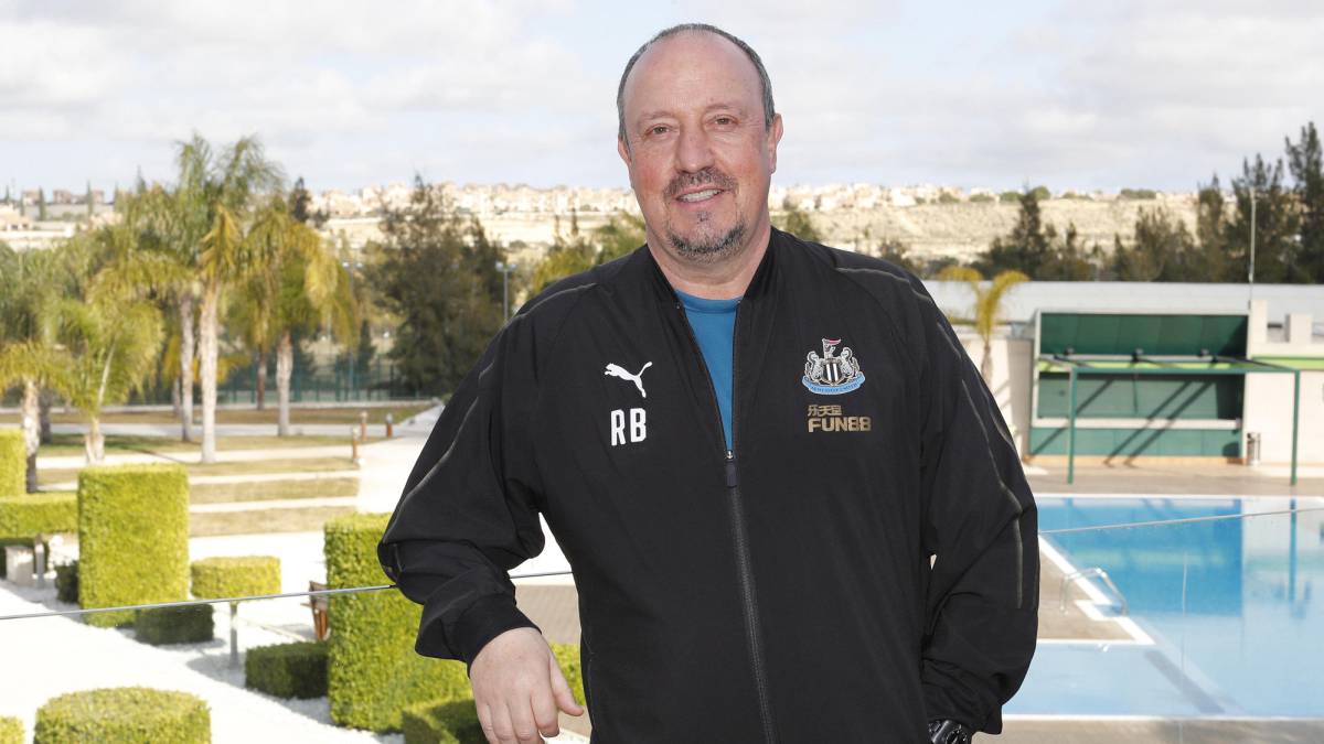 El entrenador español del Newcastle, Rafa Benítez.