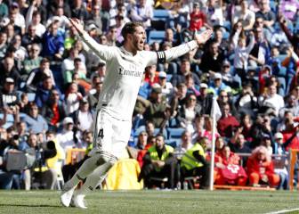 El Madrid echa de menos a Ramos cuando no juega