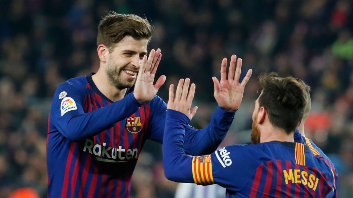 Messi, Piqué y Busquets persiguen la leyenda de Gainza
