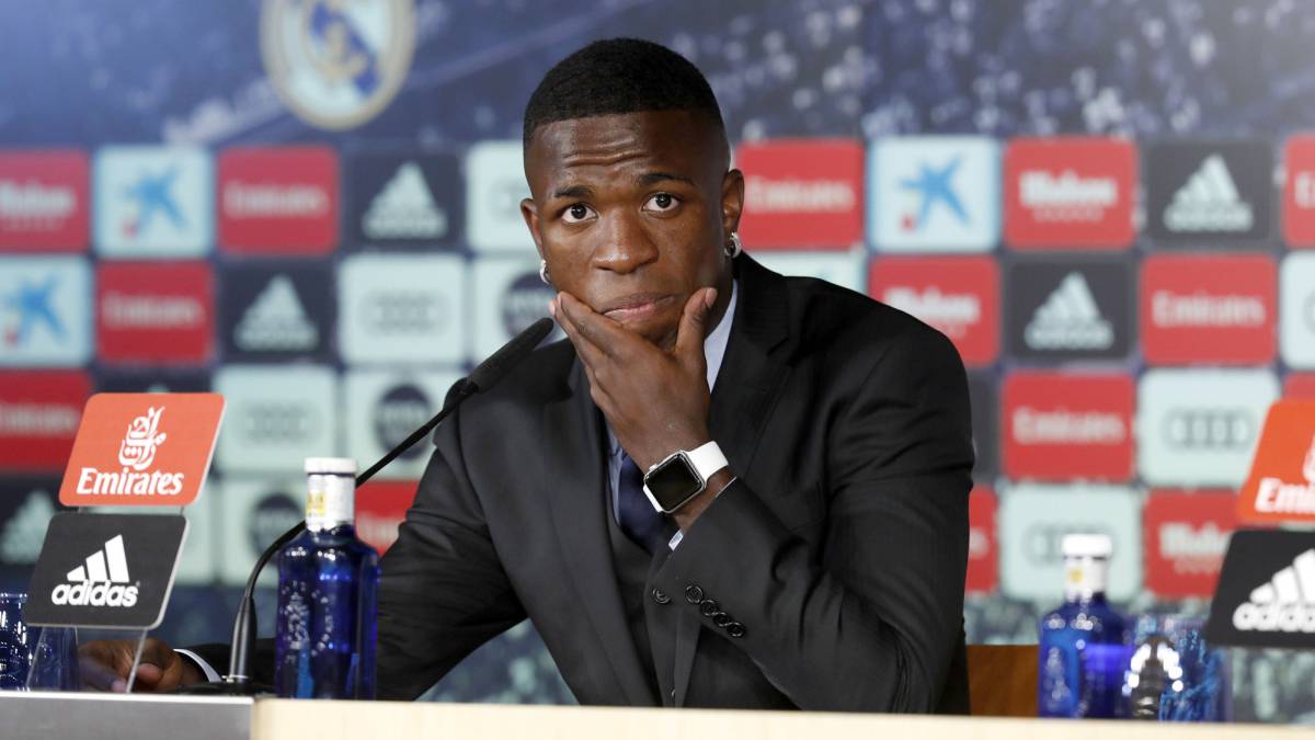 El jugador brasileño del Real Madrid, Vinicius Junior.