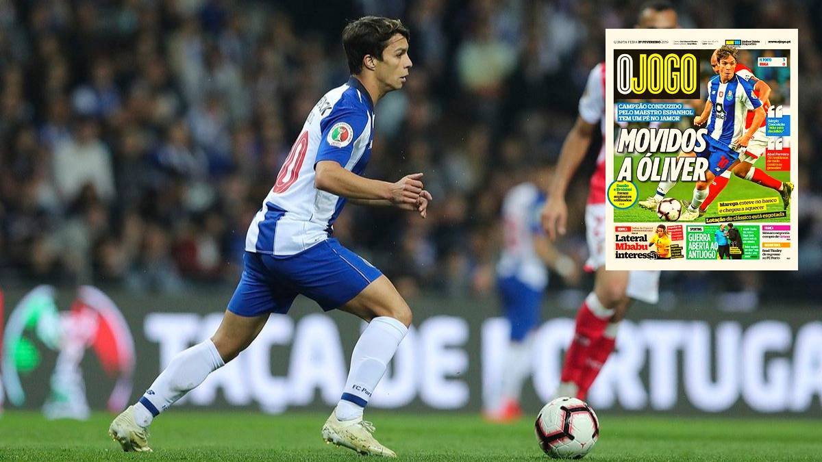 Óliver Torres tiene a Portugal a sus pies: "Conduce al Oporto"