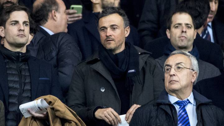 Luis Enrique está en Mestalla viendo la semifinal de Copa