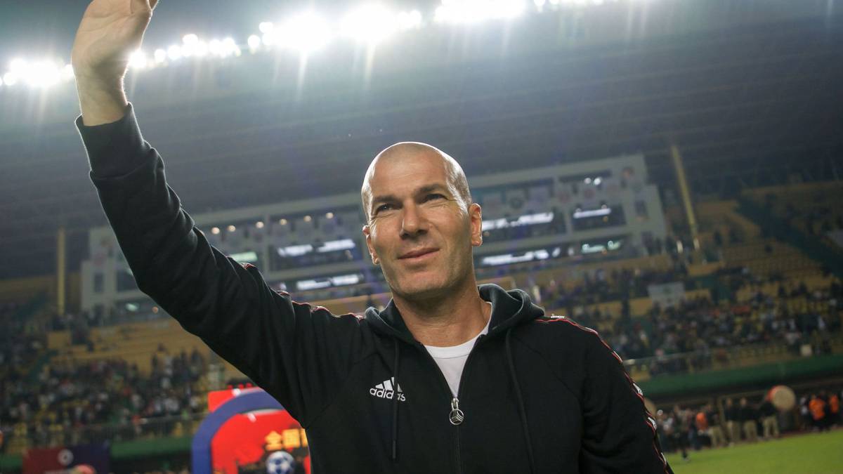 El entrenador francés, Zinedine Zidane.