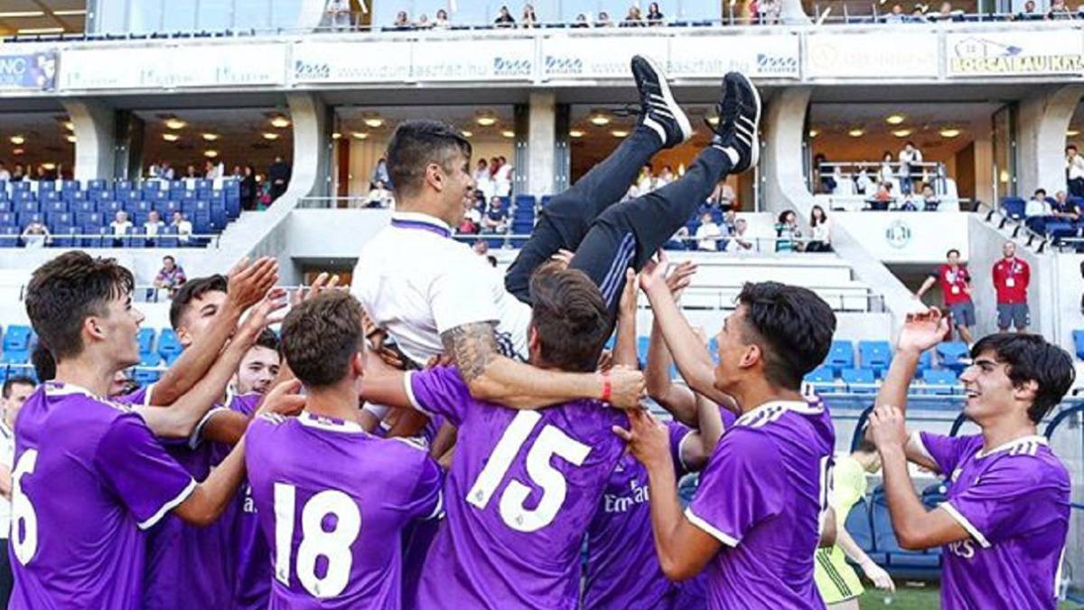Álvaro Benito, en la cantera del Madrid: tres temporadas de éxitos.