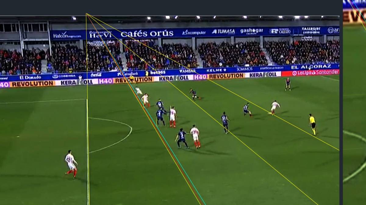 Había fuera de juego de Ben Yedder en el penalti del Sevilla