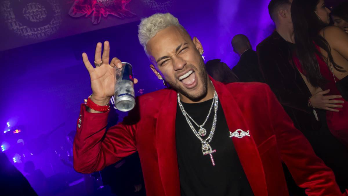 El delantero brasileño del PSG, Neymar.