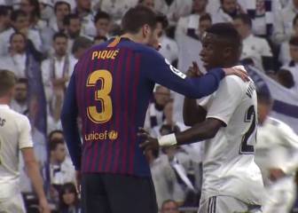 Vinicius recriminó a Piqué que provocara a la grada