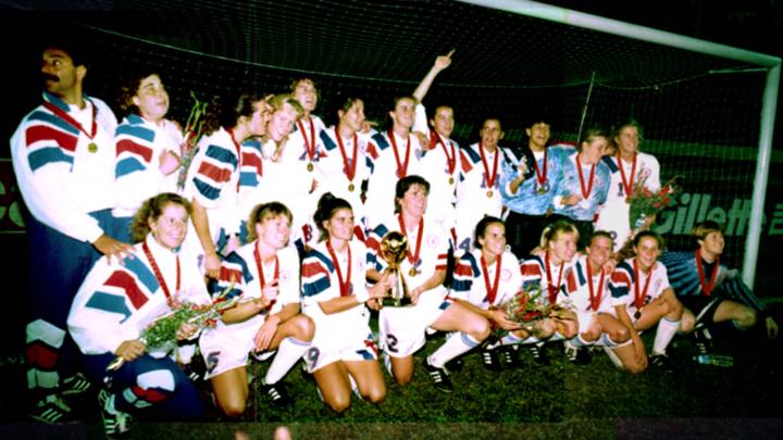 Estados Unidos con la Copa del Mundo.