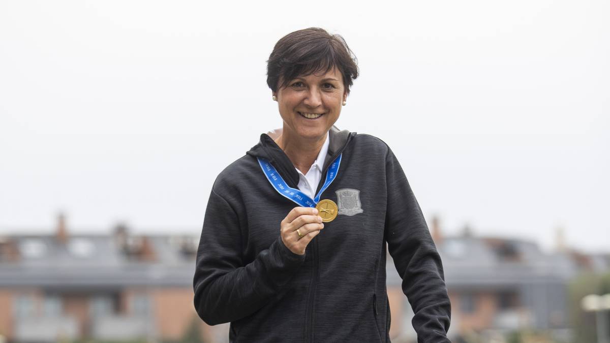 Toña Is, entrenadora de la seleccion española campeona del mundo sub-17.