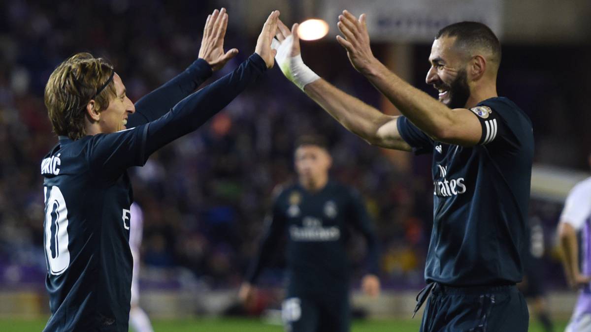 Modric y Benzema