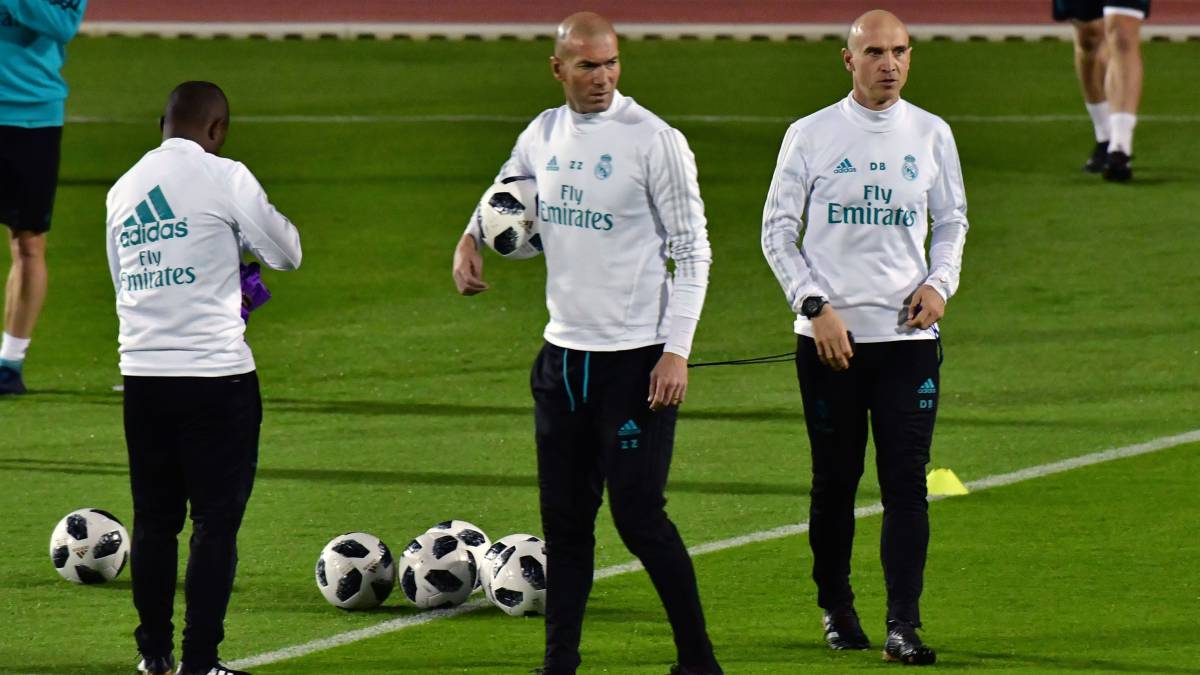 Los hombres de Zizou: Pintus, Bettoni, Hamidou y Vázquez