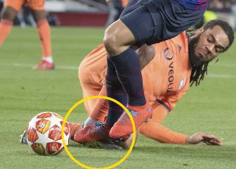 La polémica del partido: ¿fue penalti de Denayer a Luis Suárez?