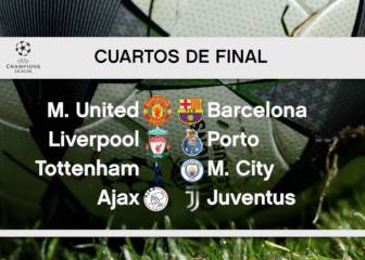 Los cuartos de Champions: Barça contra el United