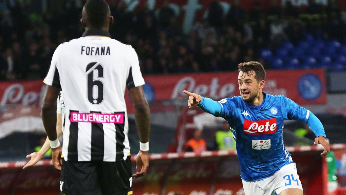 El Nápoles doblega al Udinese entre el miedo por Ospina