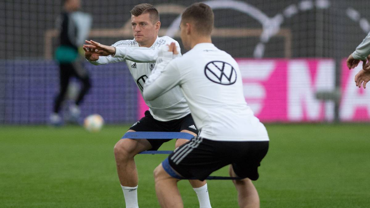 Entrenamiento de Alemania.