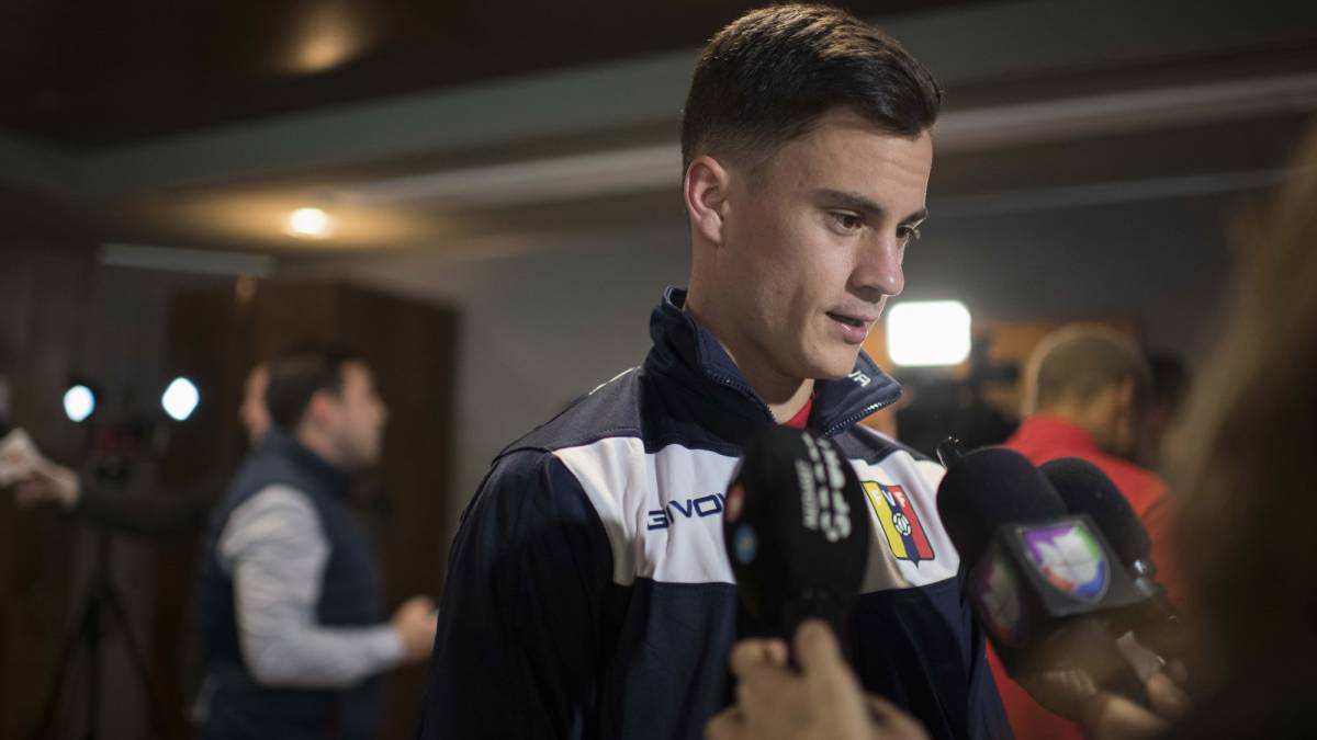 Juanpi, en el Open Media Day de Venezuela.