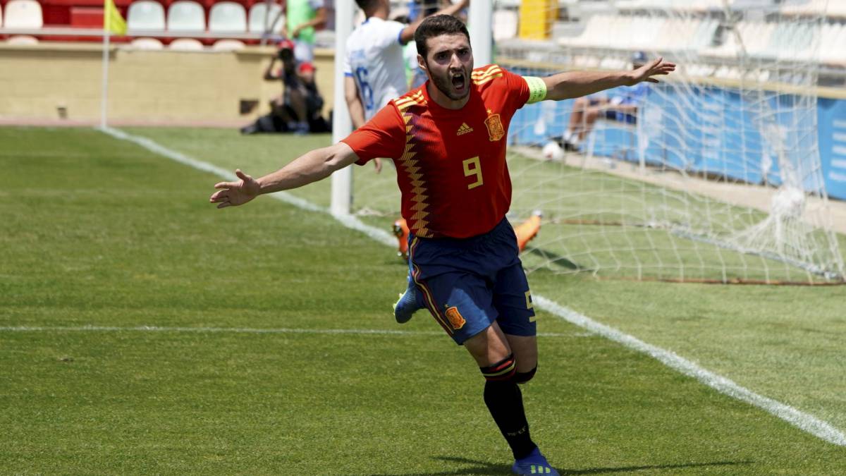 Abel Ruiz marcó el gol de la Sub-19.