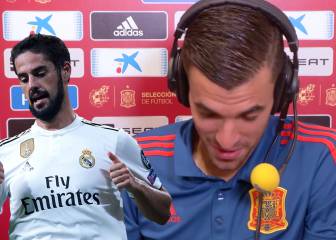La risilla incómoda de Ceballos al preguntarle por la 'guerra' Isco-Solari