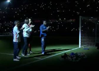 Los pelos de punta: emotivo momento en el minuto 16 del homenaje a Antonio Puerta