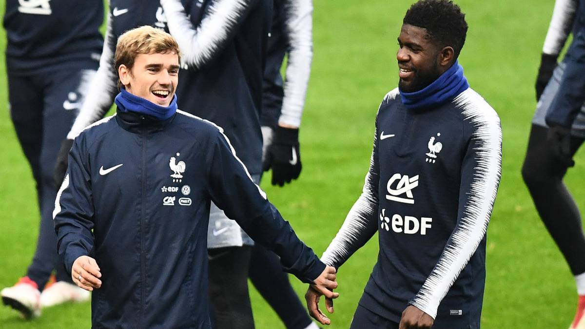 Umtiti quiere a Griezmann en el Barça: "Tiene un lugar aquí"