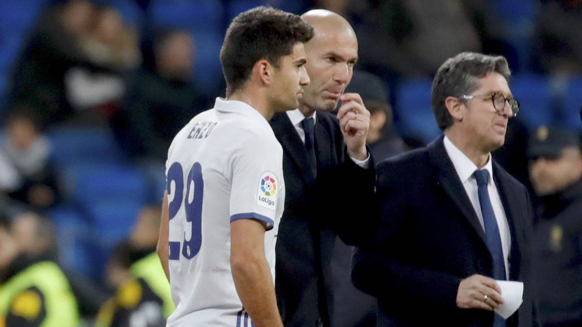 Zidane con Enzo