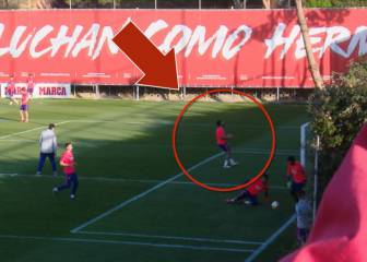 El preocupante entrenamiento de Costa delante de Simeone