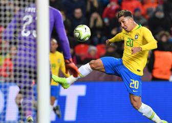 Firmino y Gabriel Jesus salvan a Brasil del fiasco en Praga