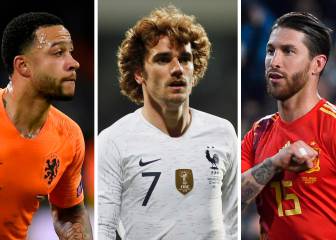 Griezmann y Ramos, entre los mejores internacionales del año