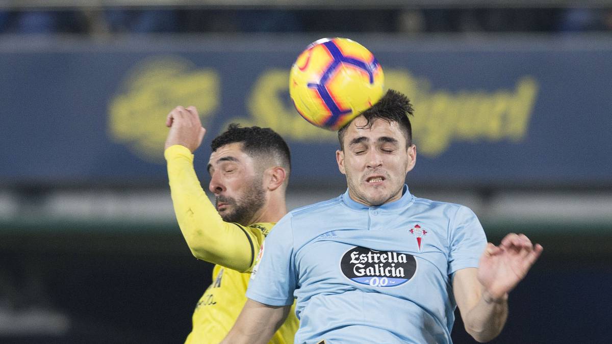 Maxi Gómez, durante el partido ante el Villarreal de la primera vuelta