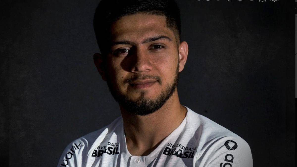 El jugador paraguayo del Corinthians, Sergio Díaz.