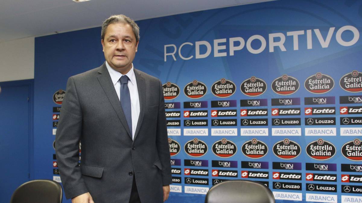 Tino Fernández, presidente del Deportivo de la Coruña