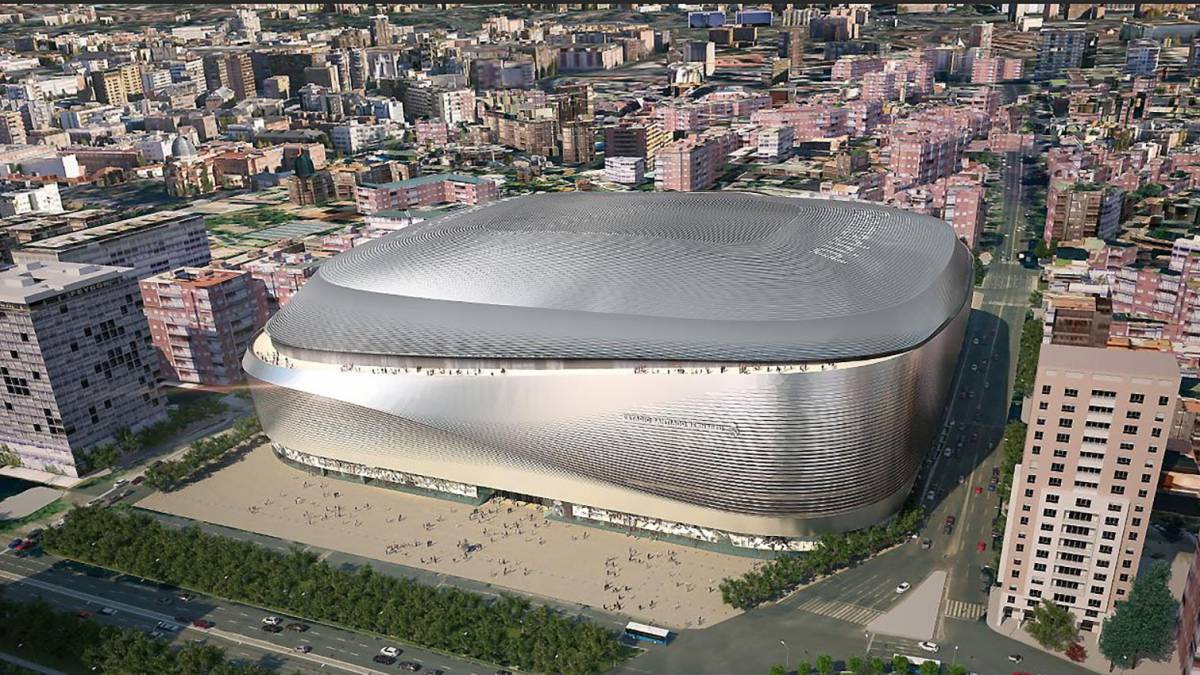 La reforma del estadio Santiago Bernabéu.