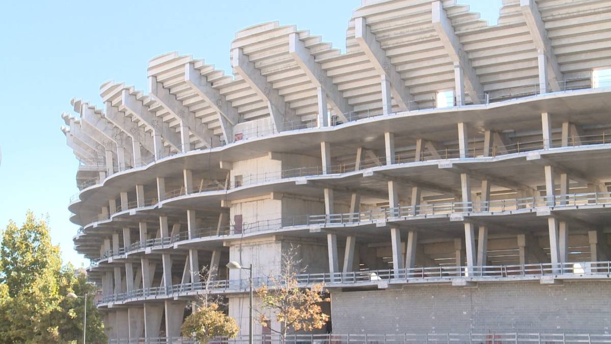 Obras del Nuevo Mestalla.