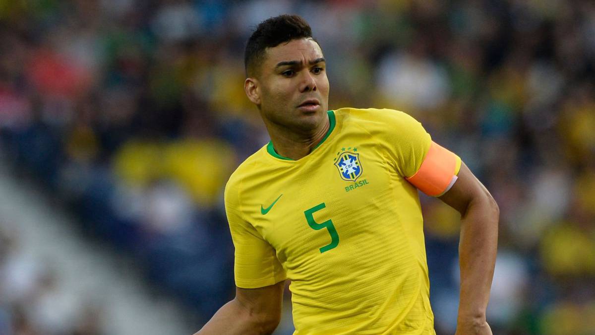 El centrocampista brasileño del Real Madrid, Casemiro, durante un partido.