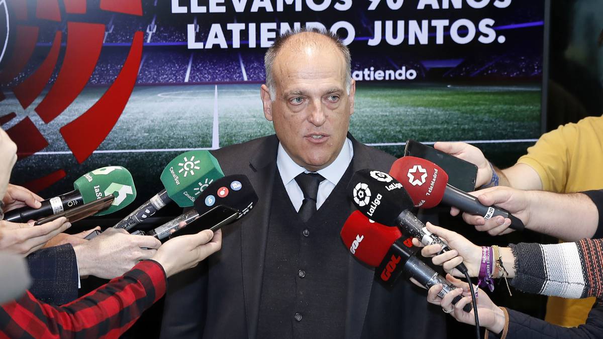 Tebas: "La RFEF vive en su mundo y argumentan lo que no es"