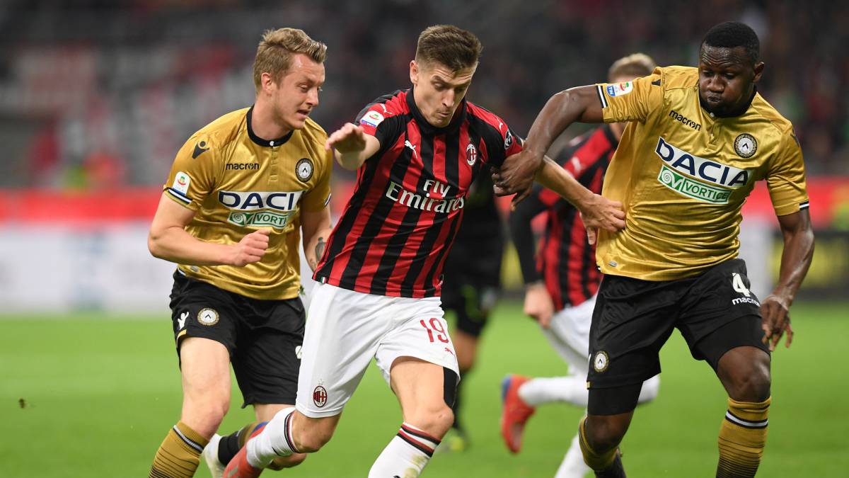 El Milán pincha ante Udinese y ve peligrar la Champions