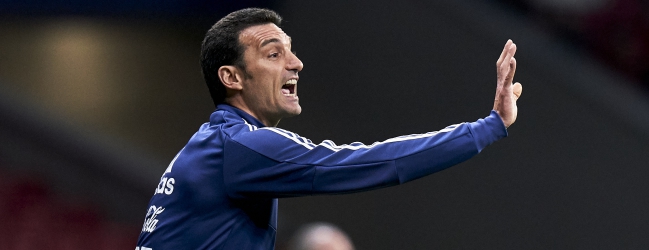 Lionel Scaloni, , entrenador de Argentina en la Copa América 2019
