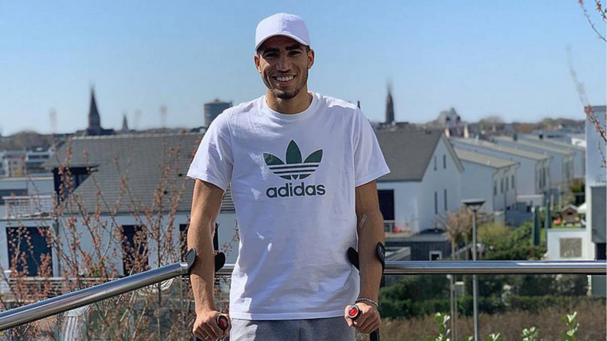 Madrid loanee Hakimi out for three months after foot surgery
