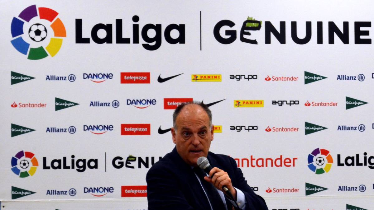 Tebas: "Es bueno que la Premier haya rechazado la Superliga"