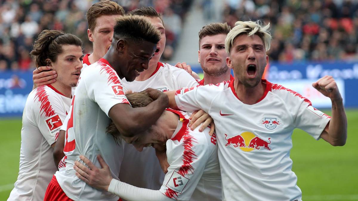 Alegría del Leipzig contra el Leverkusen (2-4)