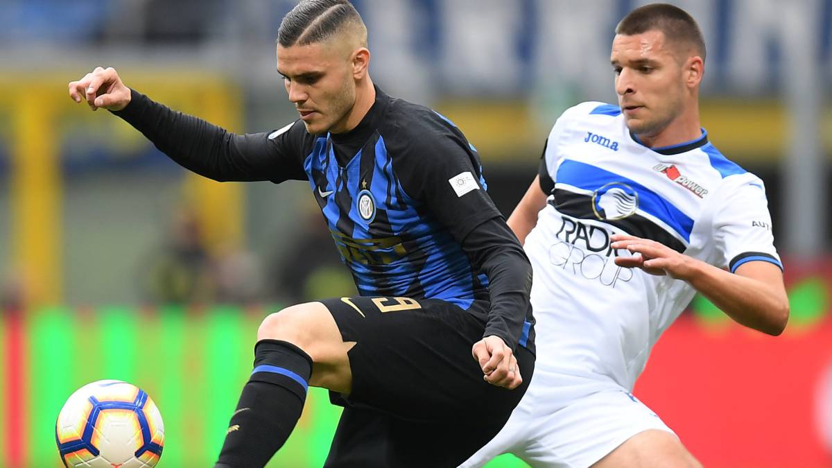 Icardi, en el Inter-Atalanta
