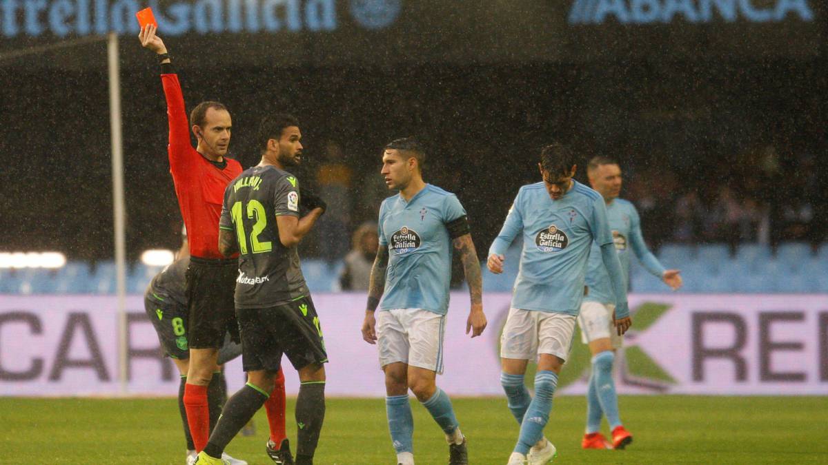 La Real recurrirá la injusta roja de Willian José en Balaídos