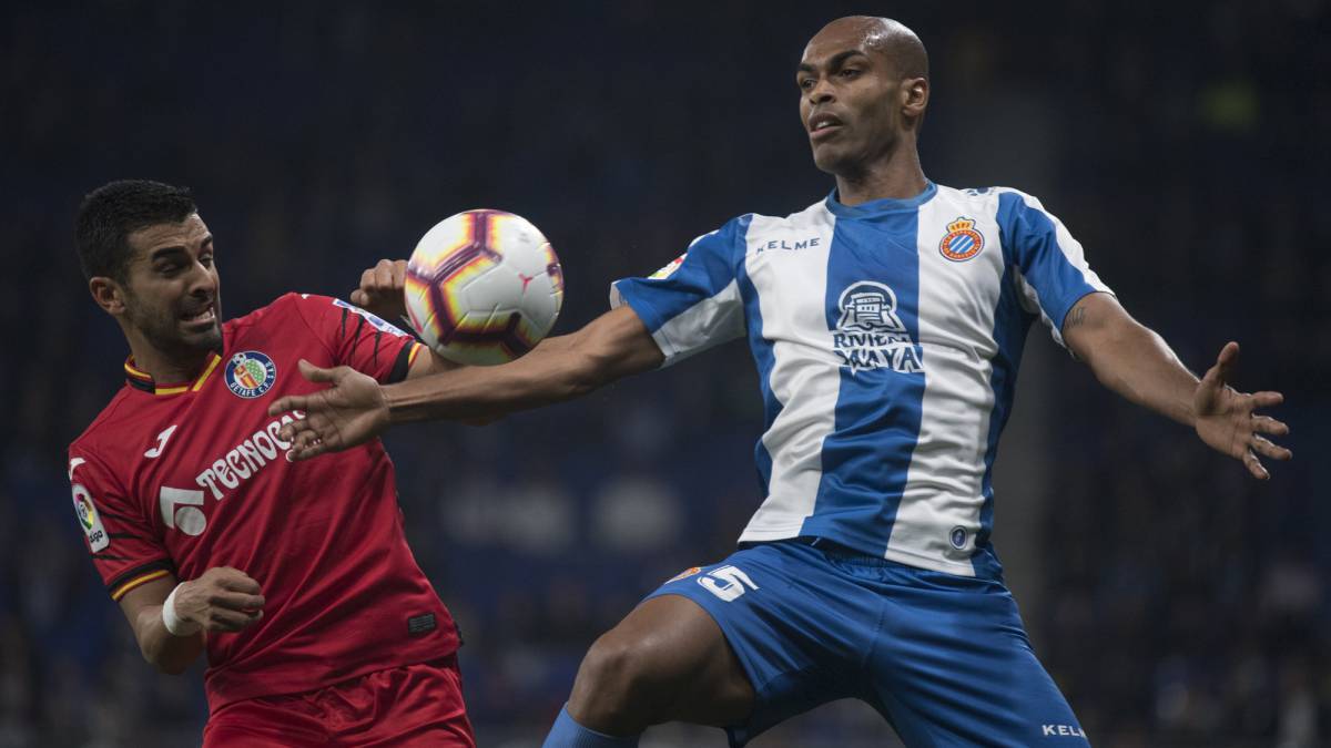 Naldo, en el Espanyol-Getafe