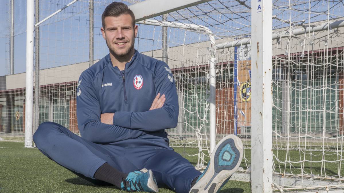 Aitor Ruibal, jugador cedido por el Betis en el Rayo Majadahonda.
