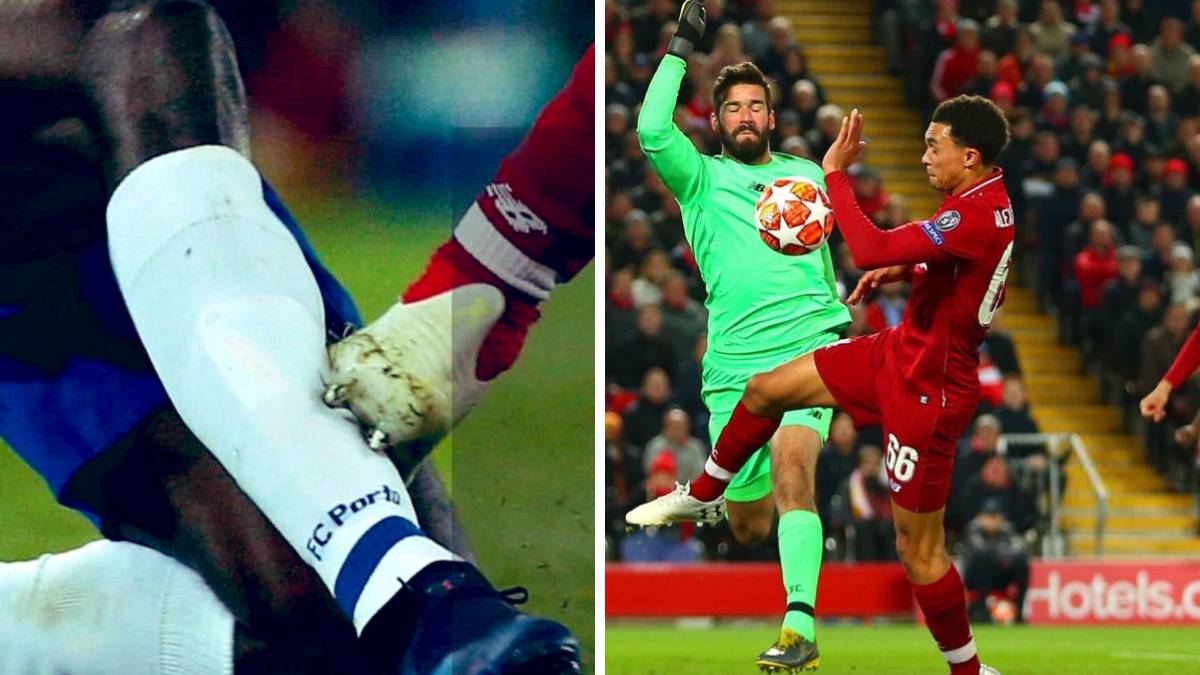 Las imágenes de las dos acciones polémicas del Liverpool 2-0 Oporto.