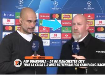 La entrevista más tensa a Pep: Guardiola miró así al periodista