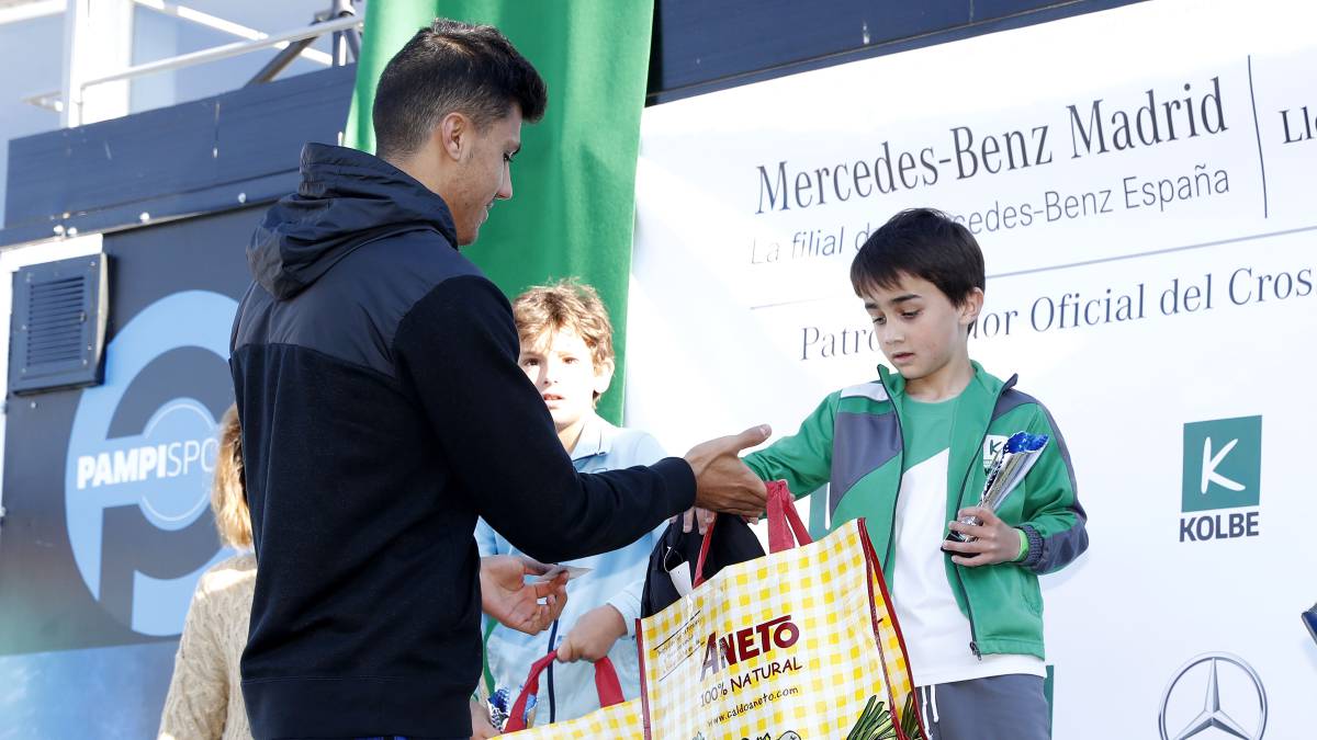 Rodrigo, apadrinó el cross Kolbe y entregó los premios.