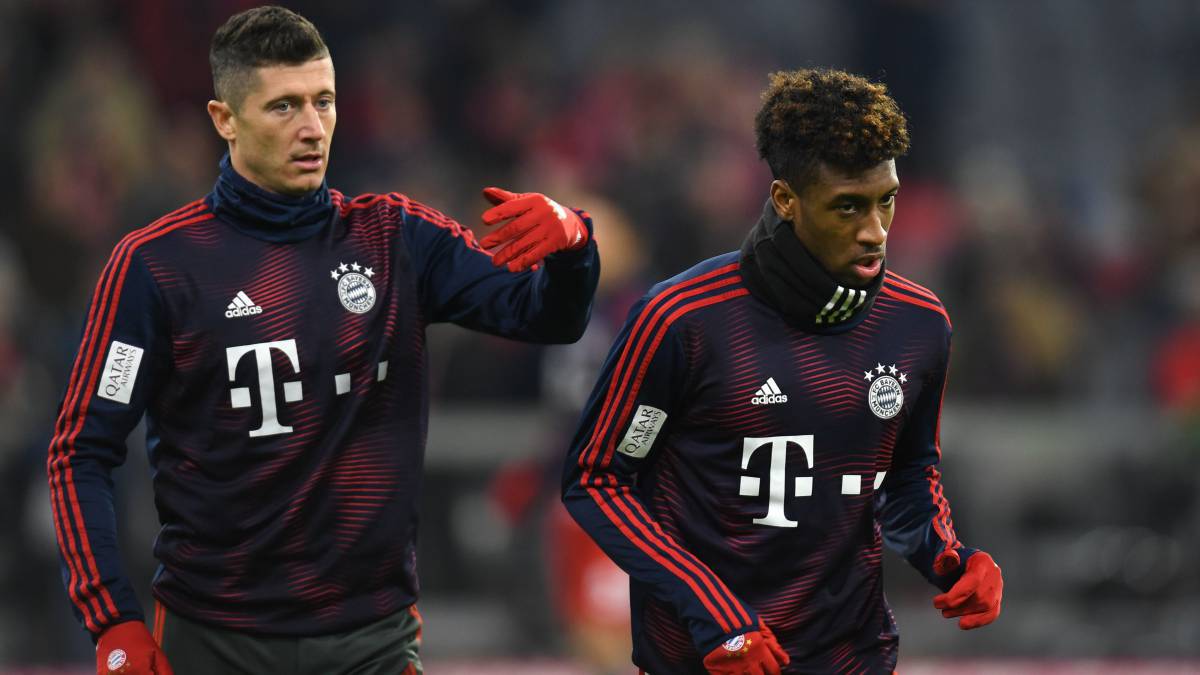 Kovac reconoce la pelea entre Coman y Lewandowski en el entrenamiento del Bayern.
