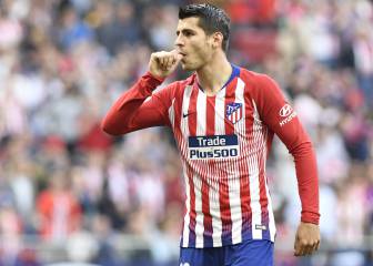 Morata sigue ganándose a la afición del Atlético con goles